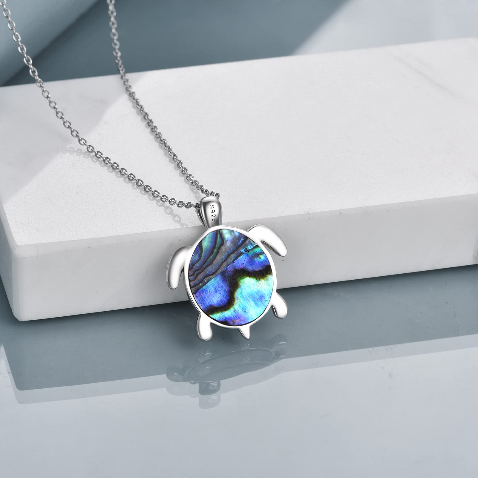 YFN Collana Oceano in Argento Sterling Animale di Mare Ciondolo Estate Gioielli Regali per Donna Uomo