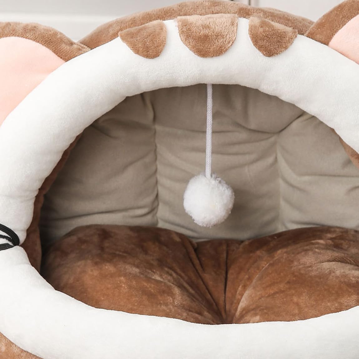 Amazon | [ADSNS] 猫 犬 ベッド ペットベッド カラー3 冬 猫ハウス