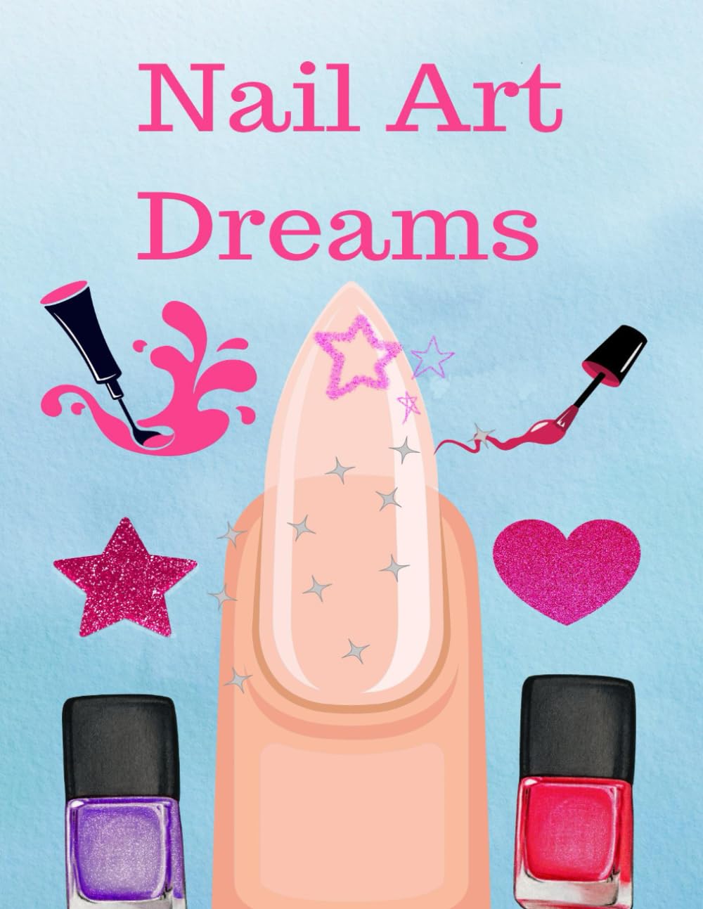 Nail Art Dreams Coloring Book