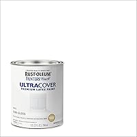 Vista 131 de Rust-Oleum Painter's Touch 1979502 - Pintura de látex, color negro brillante, 1 cuarto de galón