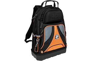 DEWALT Tool Backpack, Professional-Grade Tool Organizer with 39 Pockets and Molded Base - 55421BP-14