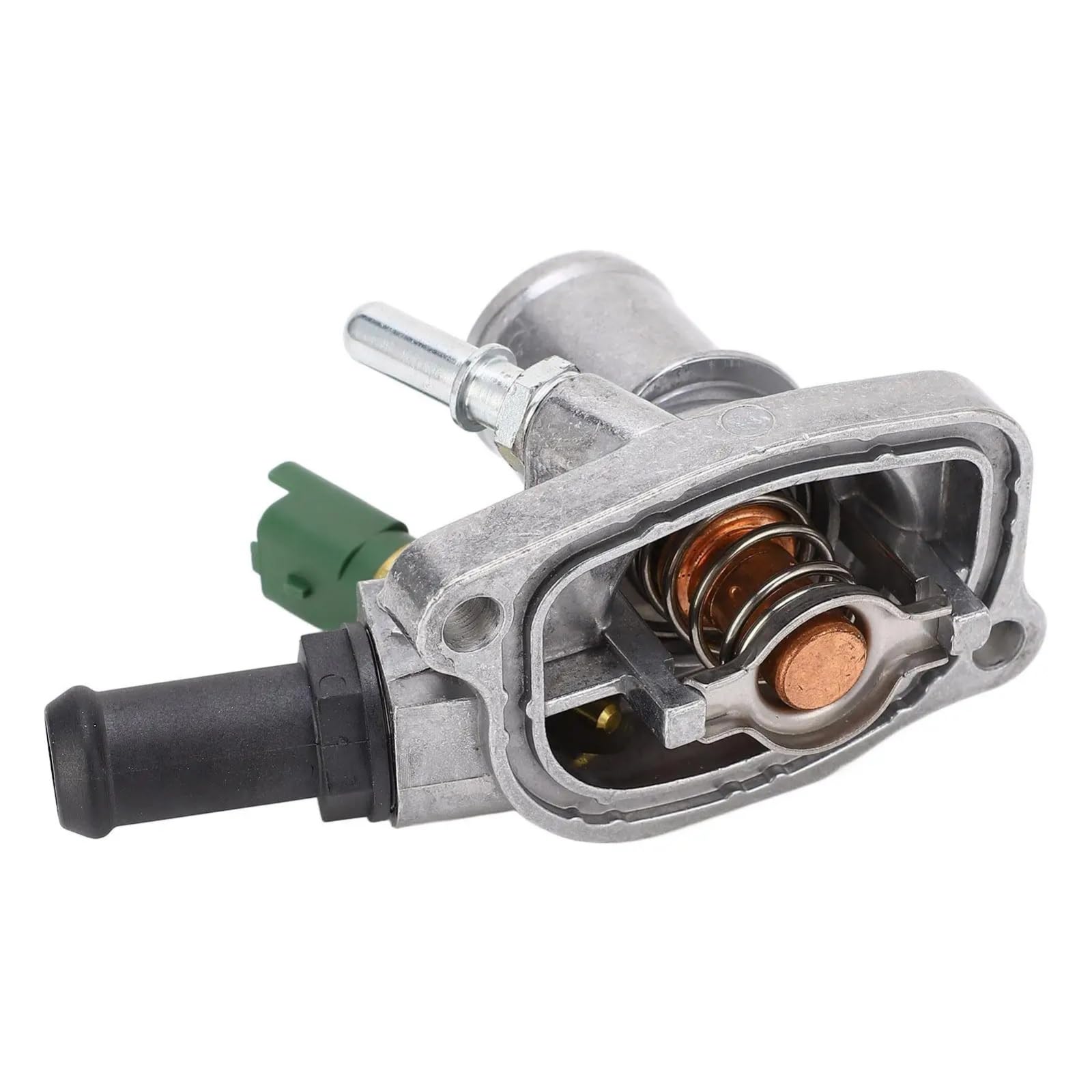 Alloggiamento Termostato Compatibile Con Fiat Per Idea 2005-2009 Per Bravo II 2008-2014 55194029 55239819 1338271 55250824 QTH642K Alloggiamento Termostato Liquido Di Raffreddamento Motore
