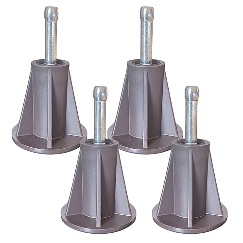 Steel Stem Bed Frame Feet to Replace Wheels. Prevent Sliding.