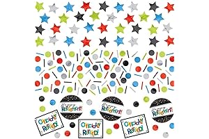 Vibrant Multicolor Officially Retired Confetti