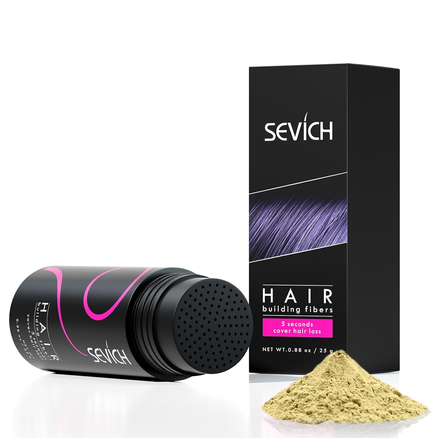 SEVICH Hair Fibers for Thinning Hair, Hair Building Fibers Instantly Thicker