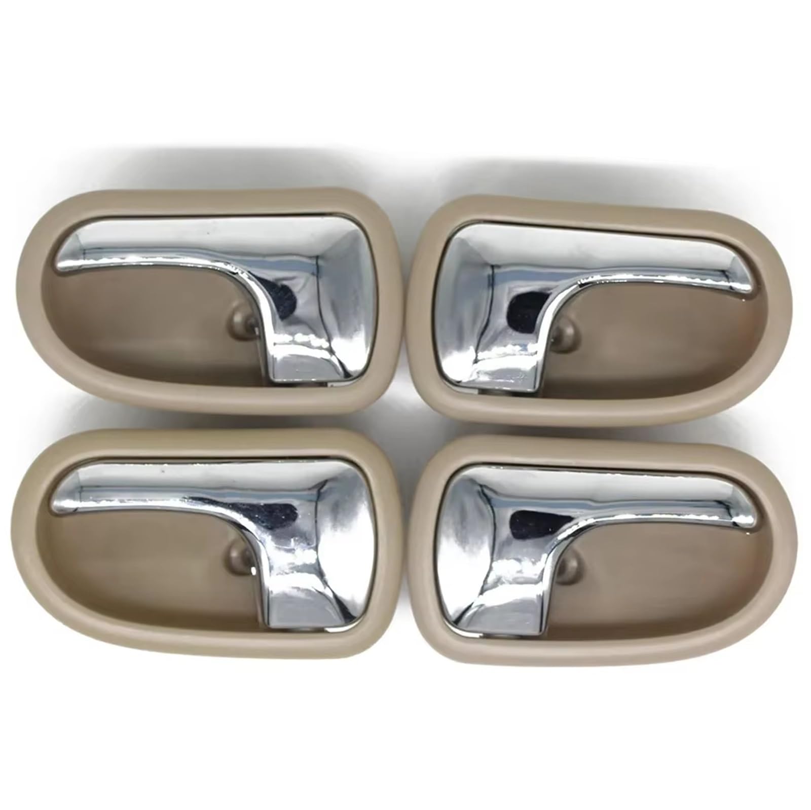 Rynvrncoe One Color Car Door Handle For Protege 323 626 For Liata For Activa For Tierra 4Pcs Left Right Inside Interior Door Beige Handle