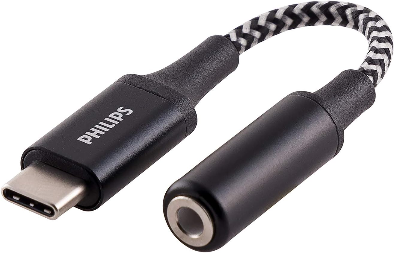Philips USB-C to 3.5mm Headphone Jack Adapter Dongle,...