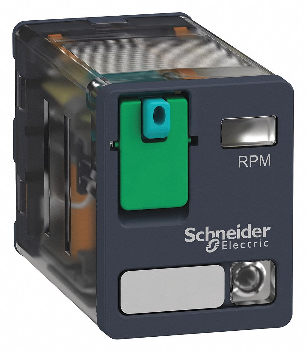 Schneider Electric 24VDC, 8-Pin Square Base General Purpose General Purpose Relay; AC Contact Rating: 15A @ 277V