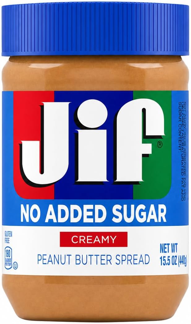 Jif, Creamy Peanut Butter Spread, 15.5 Ounce