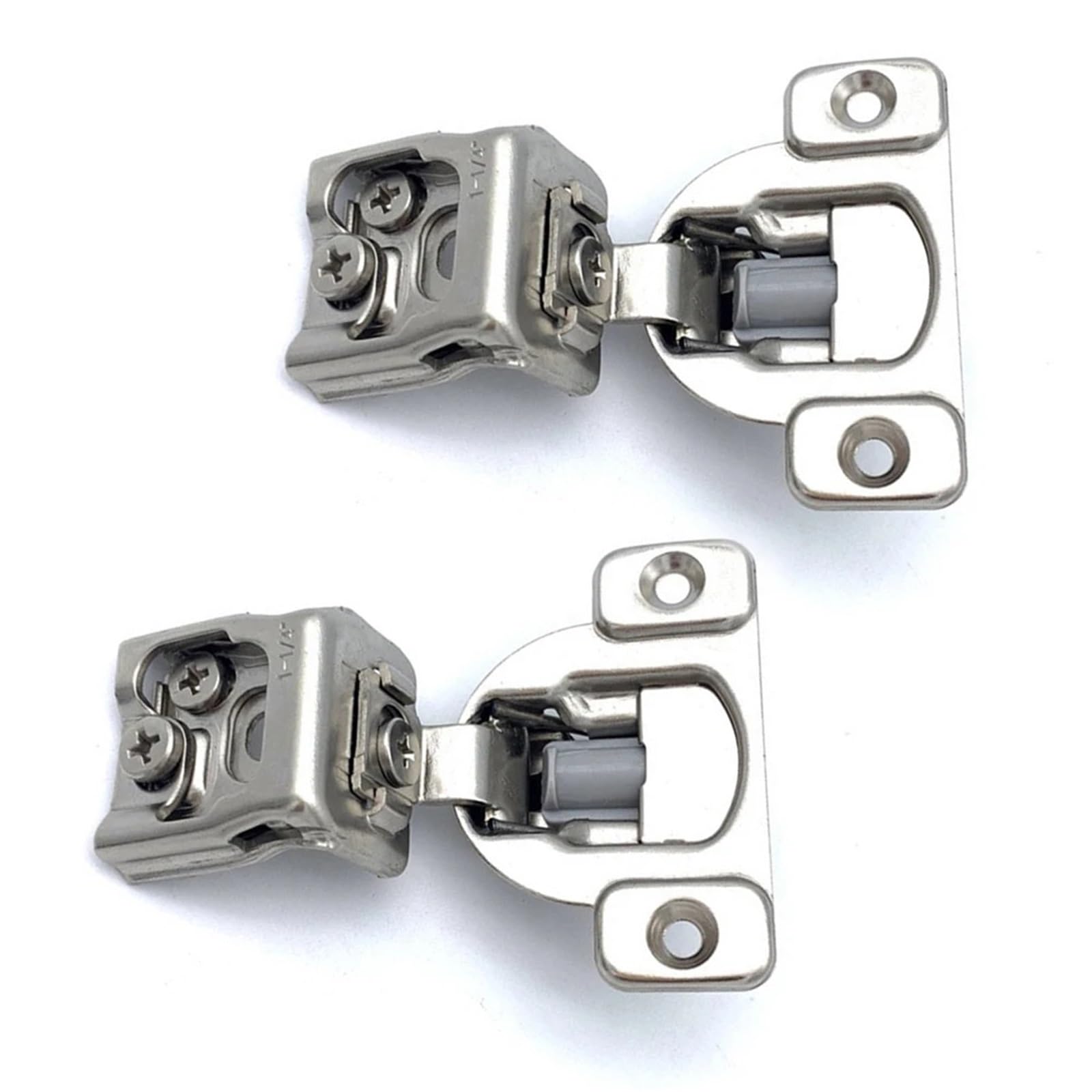 6 pz Chiusura Morbida Cerniera Dell'armadio Overlay Auto Lenta Cerniere Della Porta for Mobili Da Cucina Faccia Cornice A Scomparsa Serranda Per Ante Di Armadi, Guardaroba(1-1/2inch)