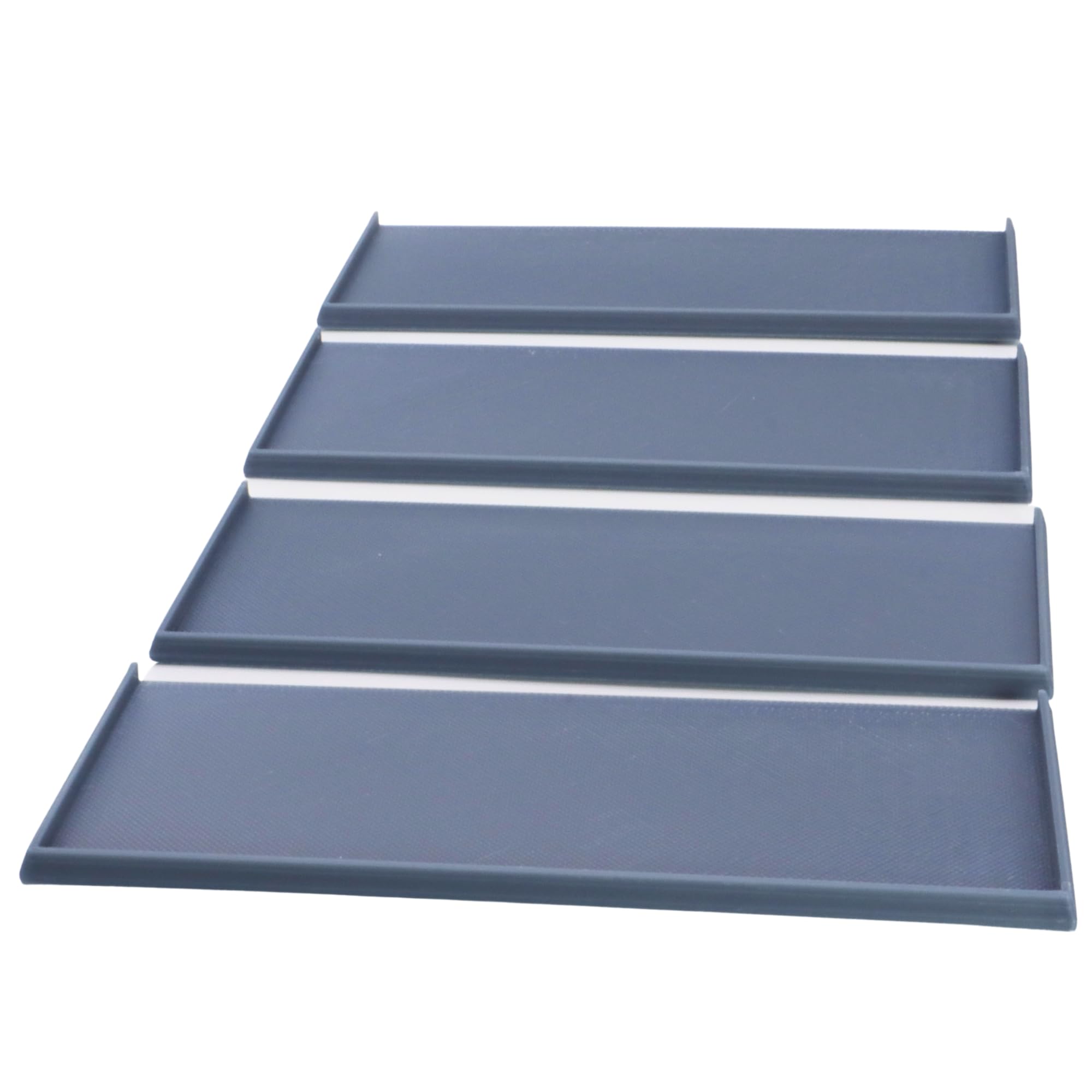 Forged Terrain Movement Trays Set of 4 โ 5x2 Regiment Trays for 25mm Square Bases | Fits 25x50mm Cavalry Bases | Rank & File Wargaming | Fantasy Army Movement | Plastic Unpainted