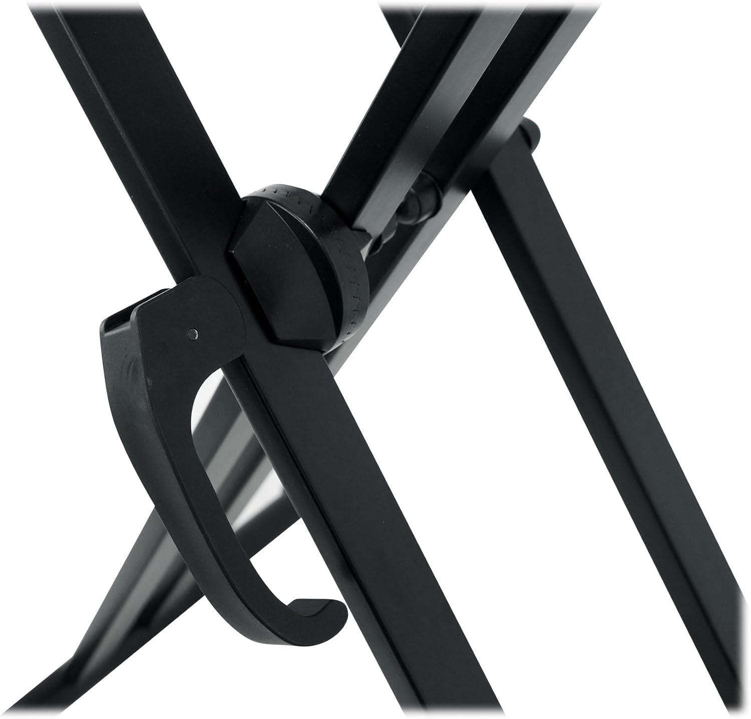 Rockville Bundle: RKS42X 2-Tier X-Stand Keyboard or DJ Stand w Quick Release Mechanism! Bundle with KS2 Shelf For Z-Stand or X-Stand - Turns Keyboard Stands Into DJ Table (2 Items)