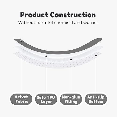 Miniatura 6 de Allisandro Almohadilla ligera impermeable para cama de perro, tapete de viaje de 1.5 pulgadas de grosor para jaulas, perreras y camas elevadas,