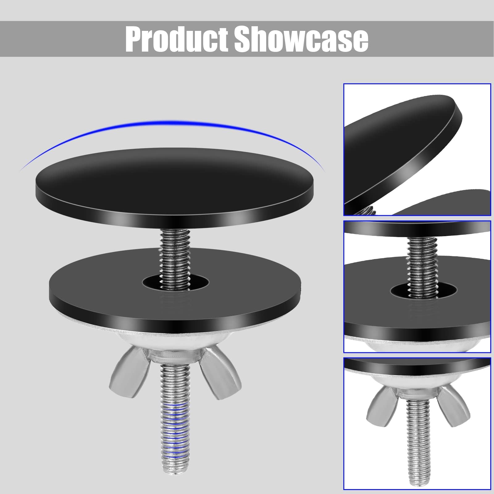Tapón de agujero de fregadero de acero inoxidable para cocina y baño, 3 tipos de cubiertas de agujero de grifo para fregadero de cocina, accesorios duraderos y versátiles para fregadero