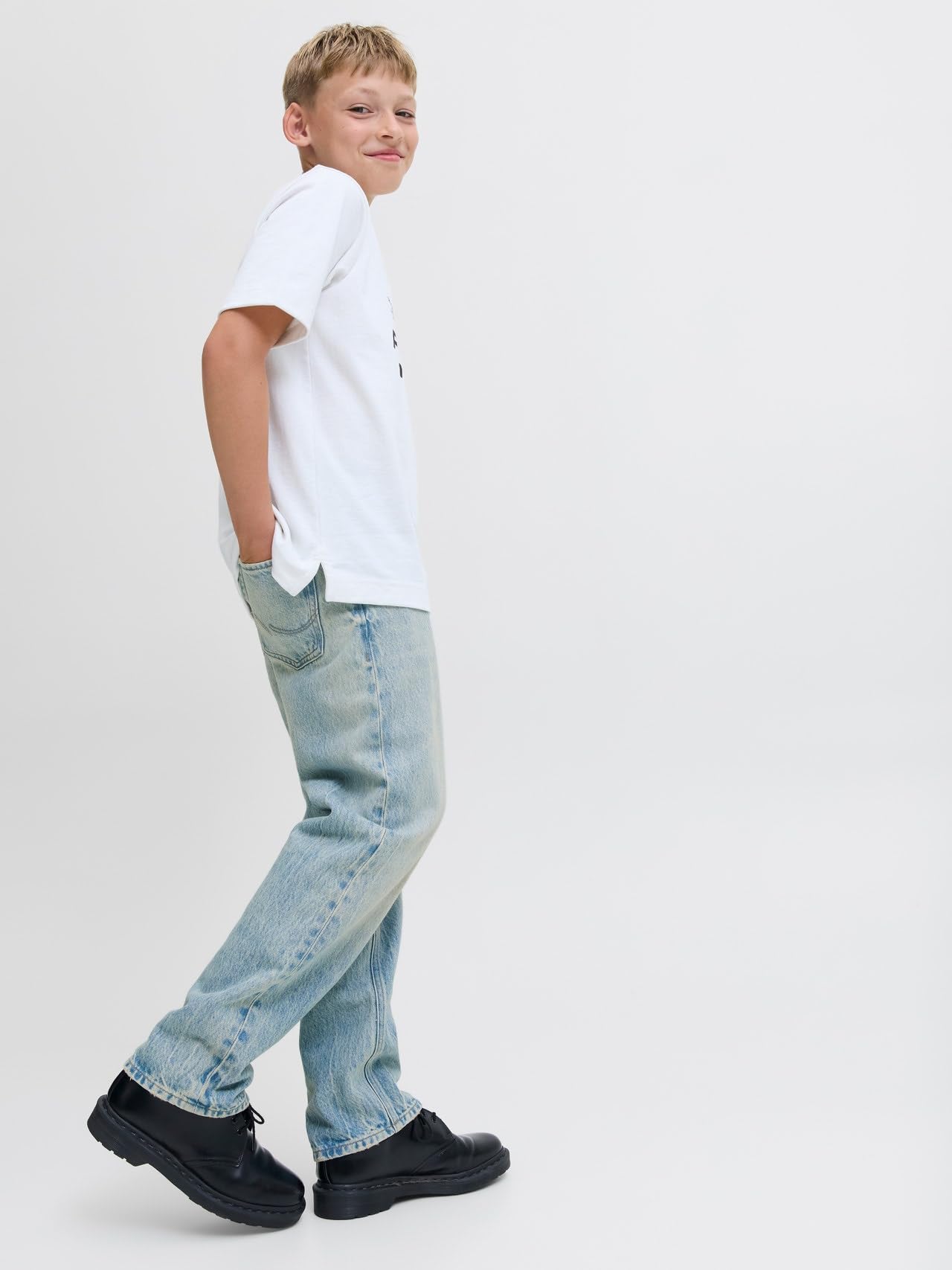JACK & JONES Boy Relaxed Fit Jeans JJICHRIS JJORIGINAL SBD 228 JNR Relaxed Fit Jeans Junior