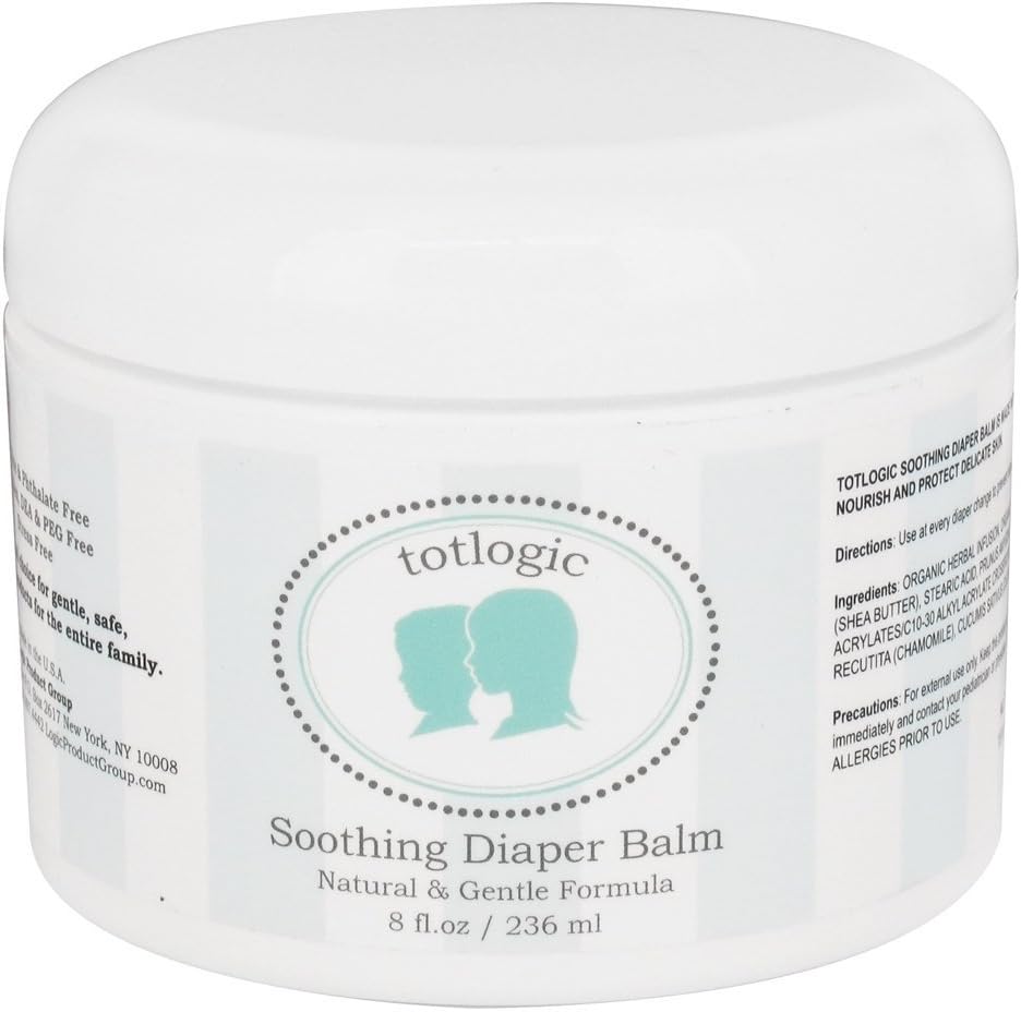 Totlogic Soothing Diaper Balm, 8 Ounce