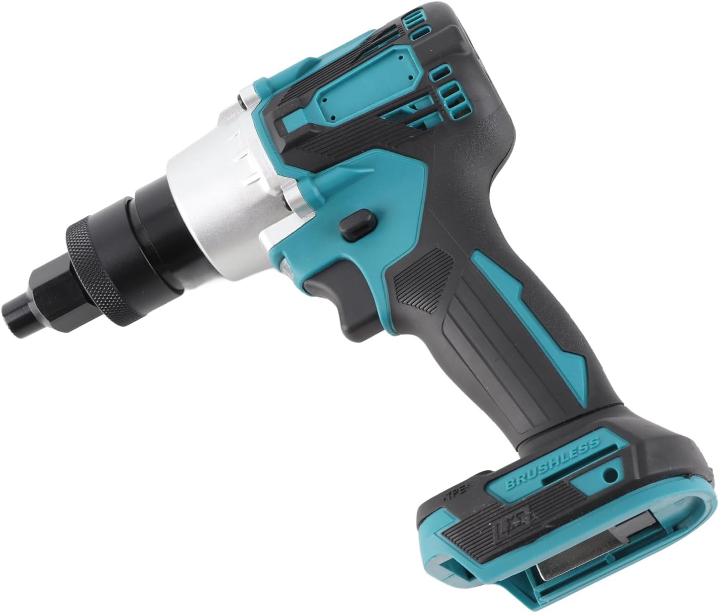 Garosa Electric Riveter, Brushless Rivet Nut Machine with Adjustable Speed, LED Light, Multiple Heads for Home and Professional Use (Set E) (Set A)