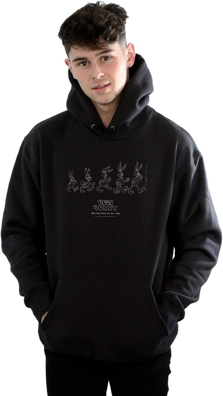 Looney Tunes Men's Bugs Bunny Evolution Hoodie
