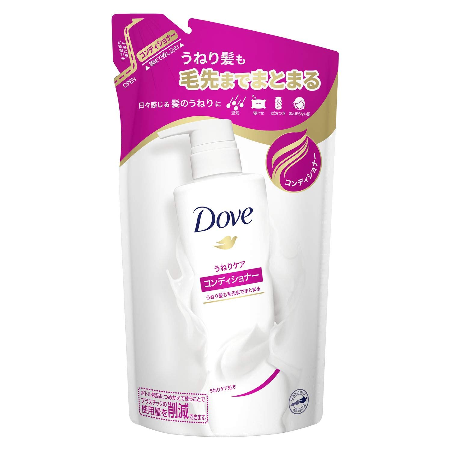 Amazon | Dove ダヴ うねりケア コンディショナー つめかえ用 350g