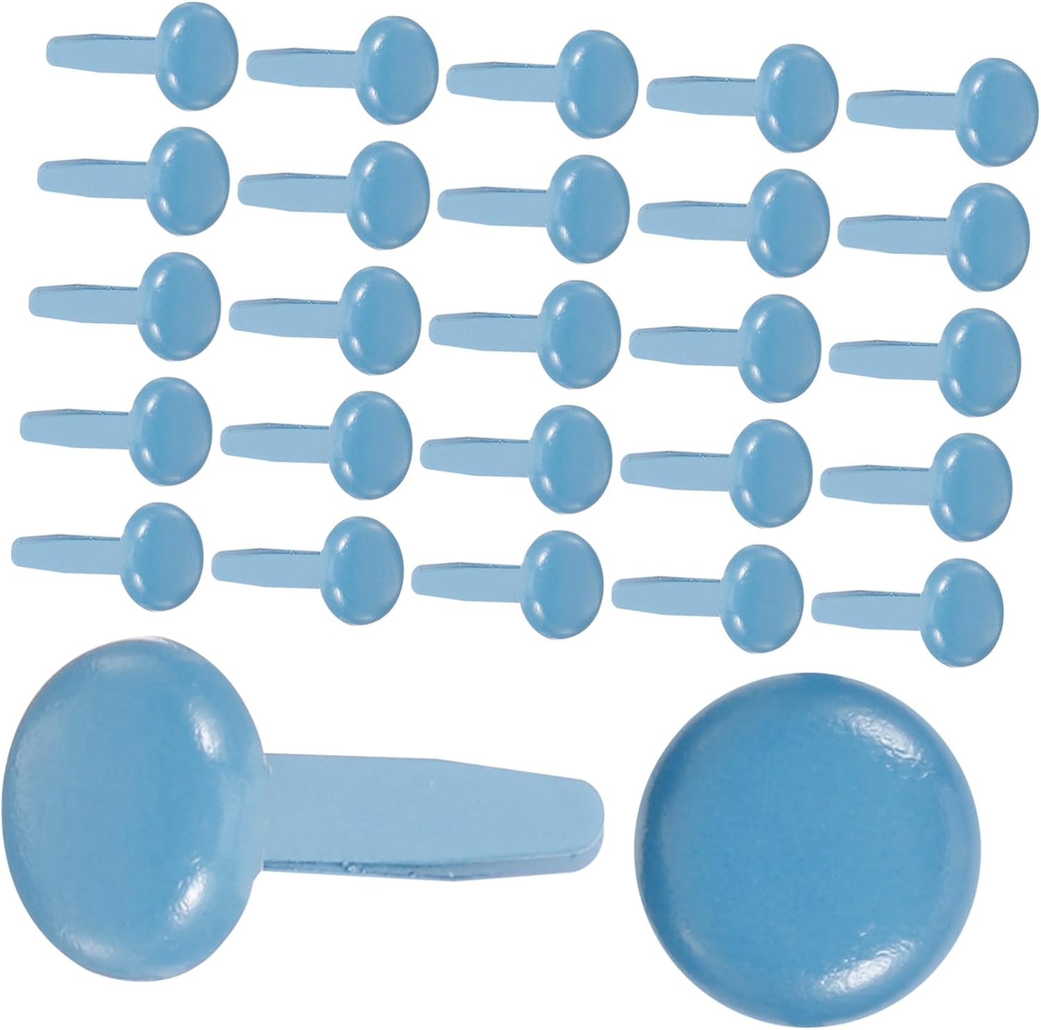 Beatifufu 200Pcs Decorative Mini Brads for DIY Crafts Iron Nails in Assorted Colors for Children Scrapbooking and Craft Projects
