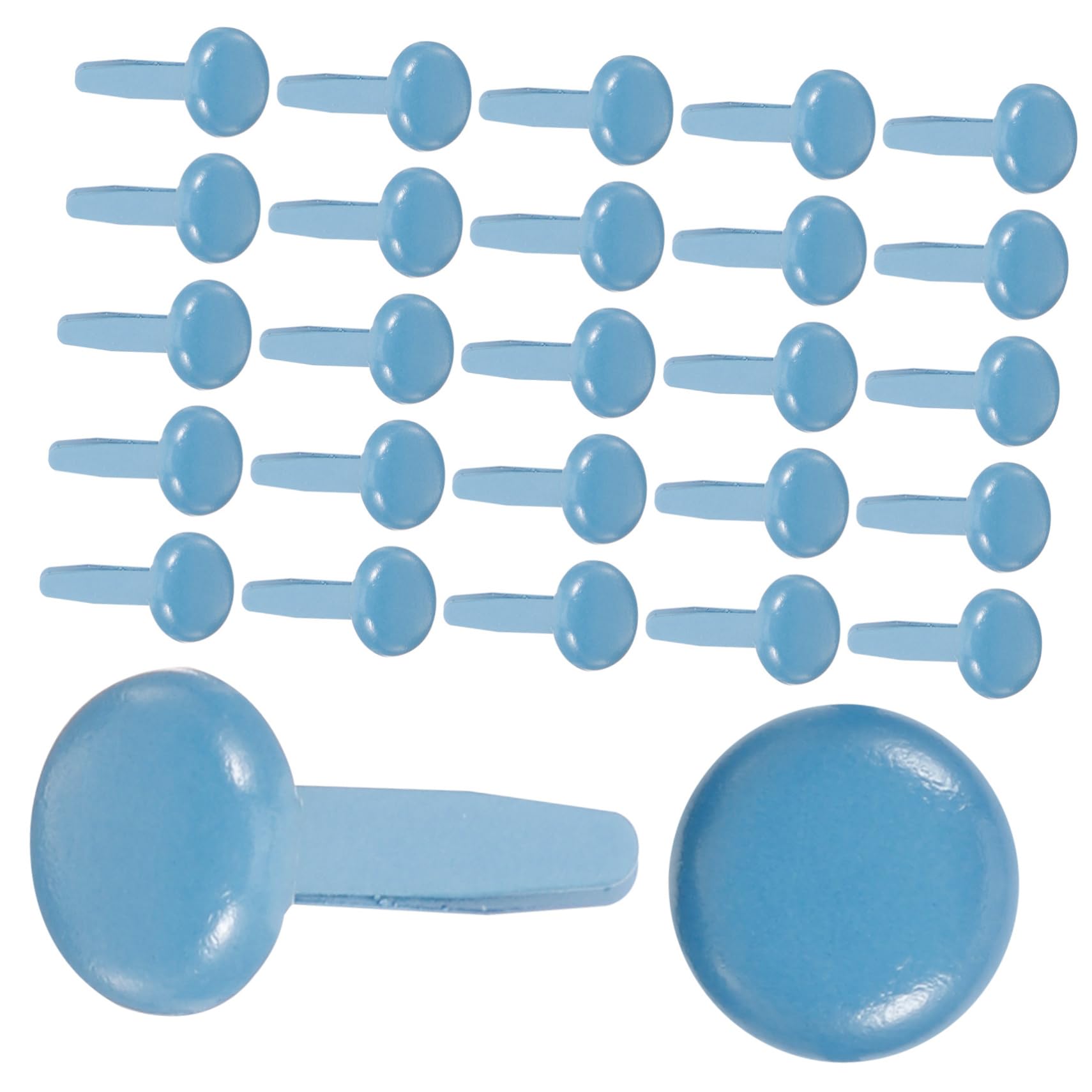 Beatifufu Handmade Brads Craft Supplies 200pcs Iron Straight Pins for Scrapbooking