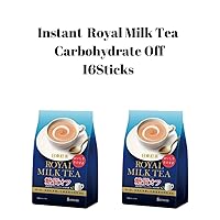 Vista 2 de sugimura-ya Nitto Royal - Té de leche japonés con carbohidratos de 8 palitos, juego de 2 té con leche instantánea