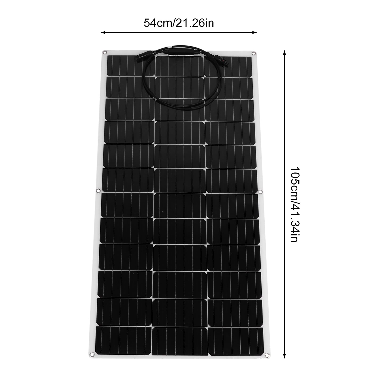 Panel Solar Flexible de 100 W y 18 V, Kit Solar Flexible