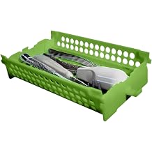 SurgiMac Green Performance Tool Organizer, Compact, Customizable, Autoclavable Storage for Large Instruments, Fits Most Sterilizers