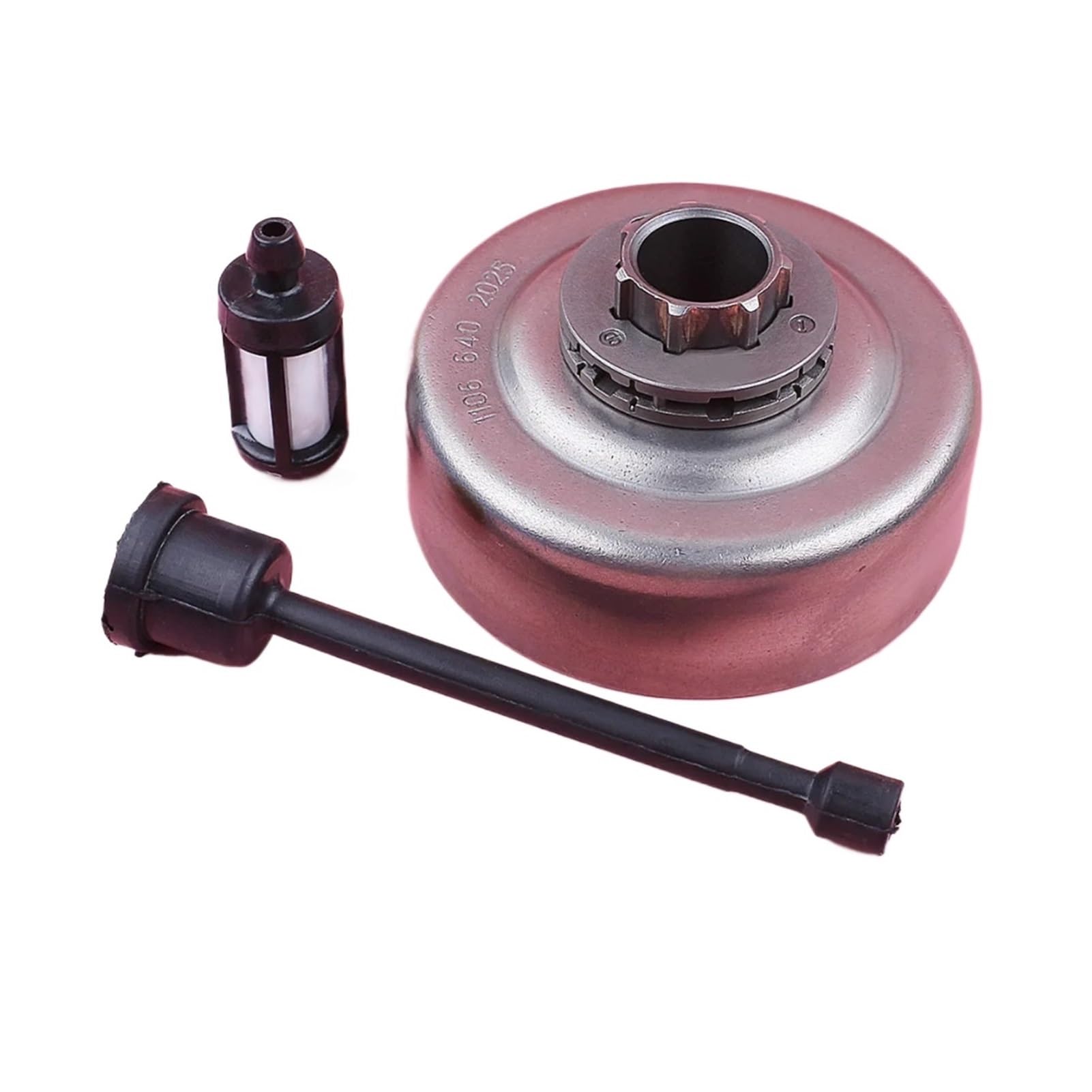 Llanta de tambor de embrague 070 para motosierra con tubo de combustible flexible