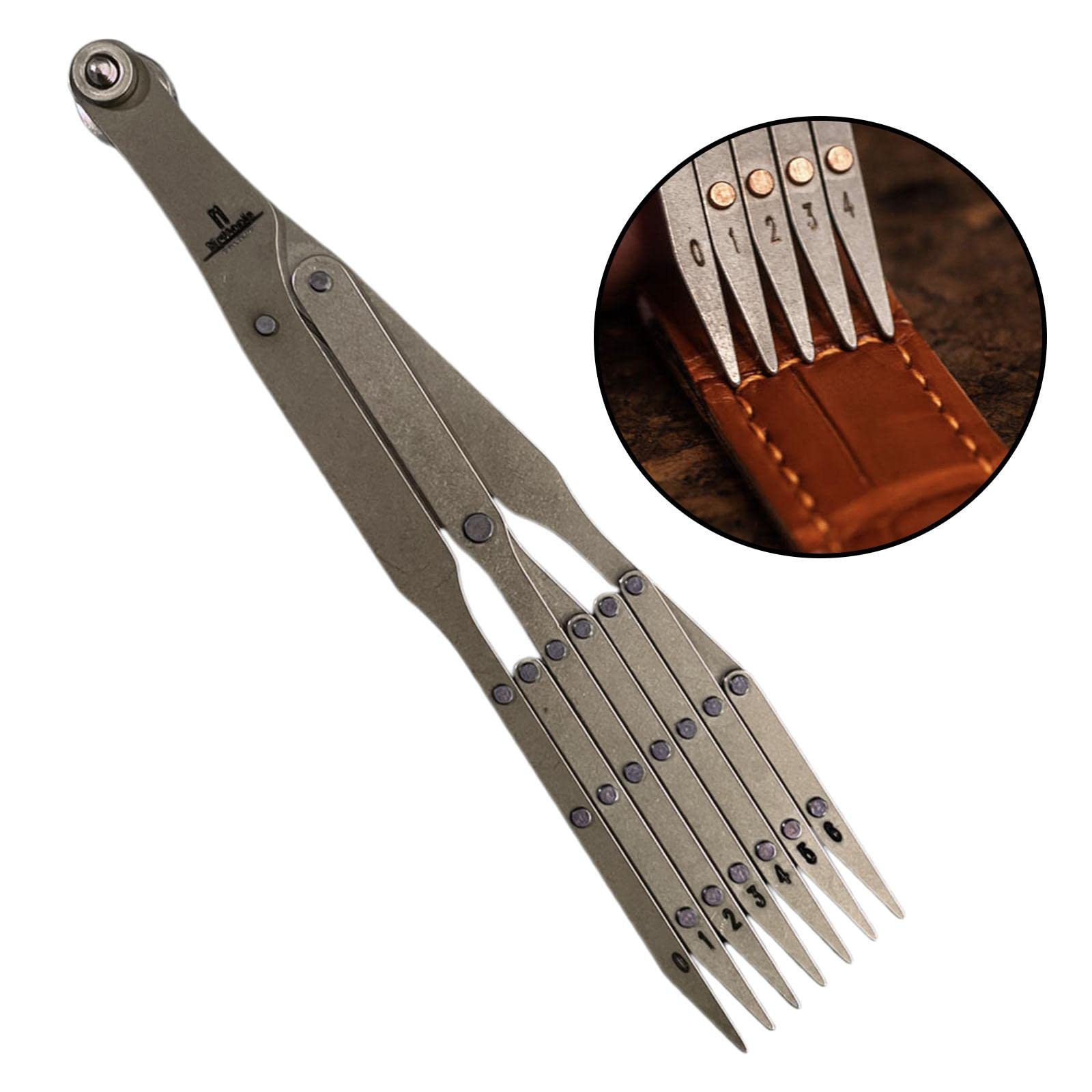 2 set di righello da cucito estensibile equidistante per marcatura tendaggi guida righello a 7 punti