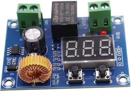 1Pcs 12V-36V DC Voltage Protection Charger Module Disconnect Switch Cut Off OverDischarge Battery Protection Precise Undervoltage Board for Solar Panel Lighting System