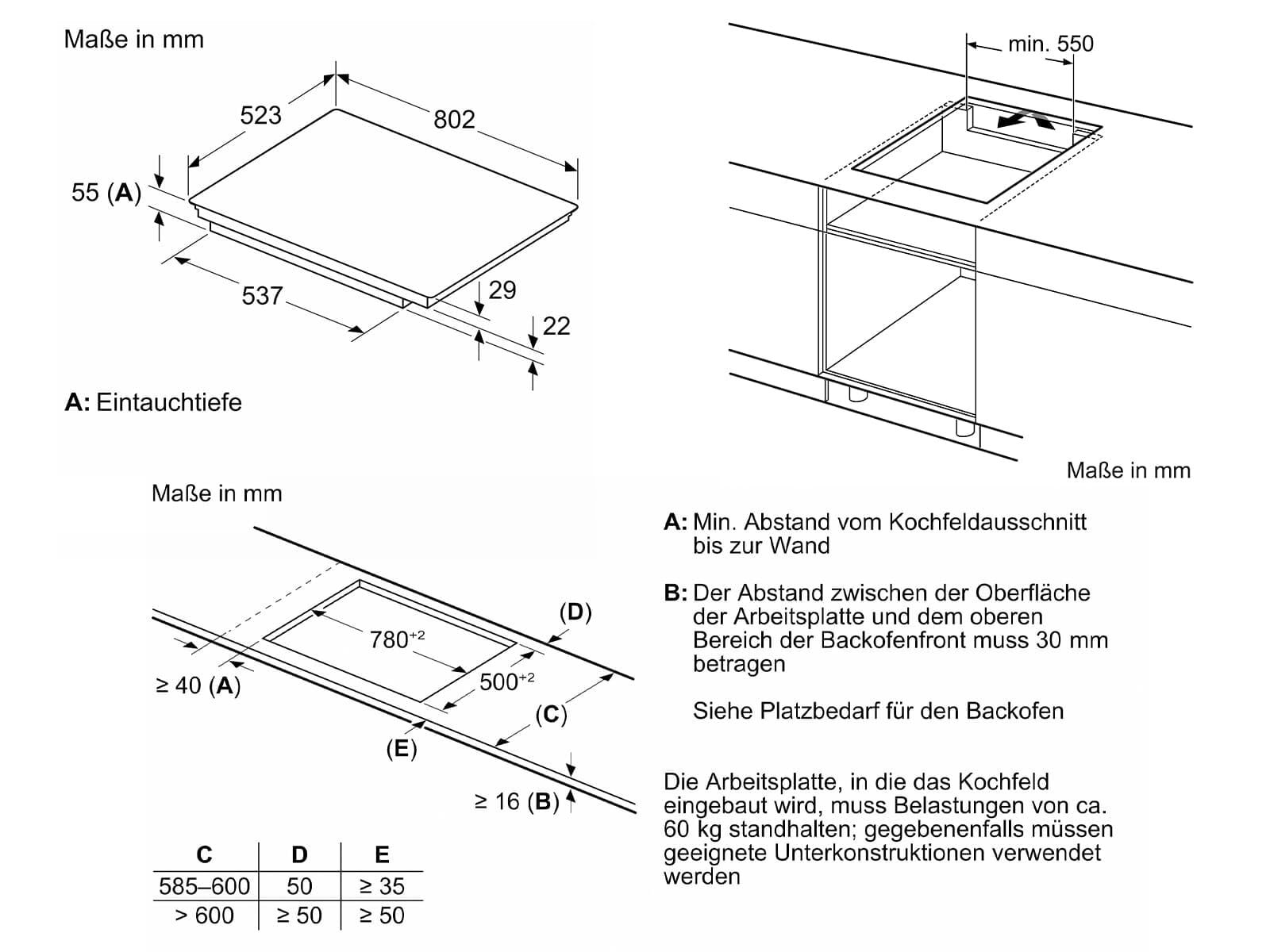 NEFF BX48PIB0 zestaw kuchenek, składający się z kuchenki B2CCG6AK3, 60 x 60 cm, samoczyszcząca piroliza, płyta indukcyjna CircoTherm & T58SHF1L0, 80 cm, strefa pieczenia, poziom mocy, Twist Touch,