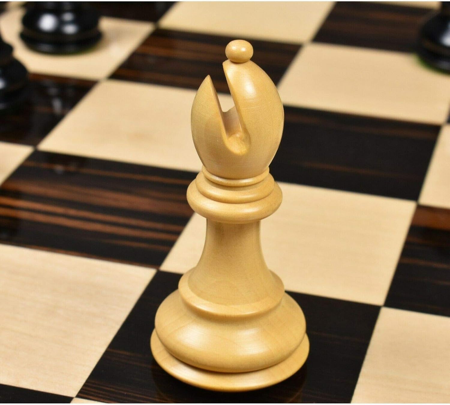 Staunton - Set di scacchi in legno di bosso ebanizzato doppio, altezza 9,9 cm