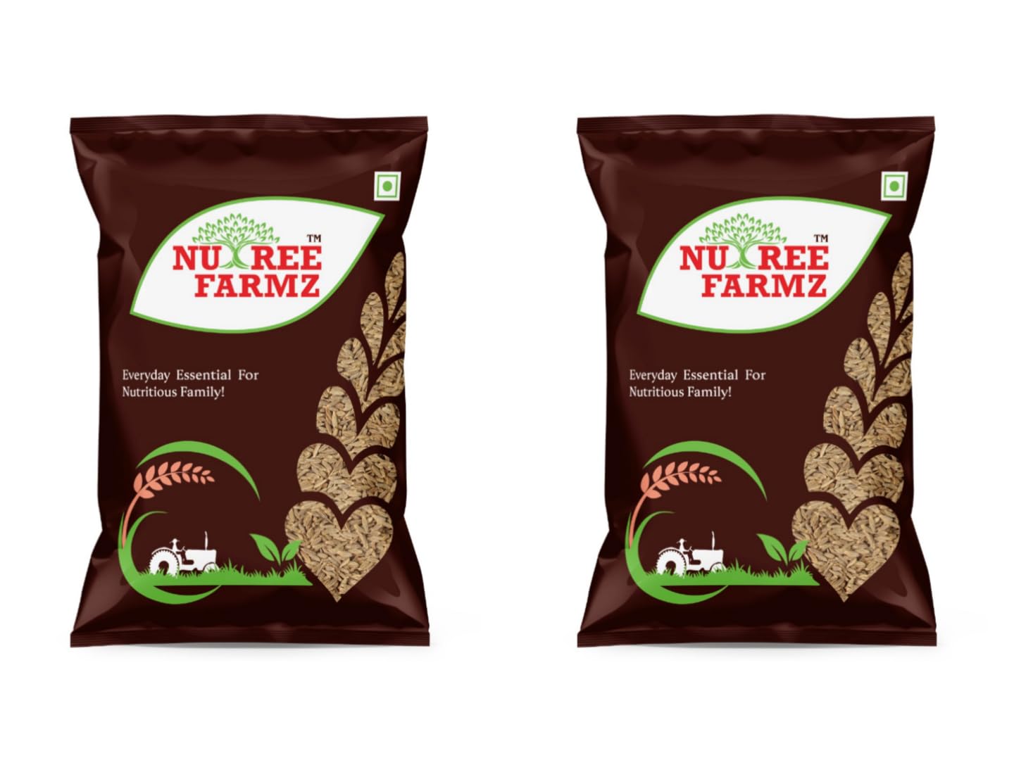 NUTREE FARMZ Cumin Seeds (Jeera), 200 Grams (100gx2)