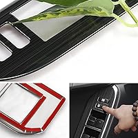 Vista 6 de Para Toyota Land Cruiser Prado 150 2010-2023 2020 2021 2022 Panel de control de botón de puerta interior Accesorios de modificación decorativa