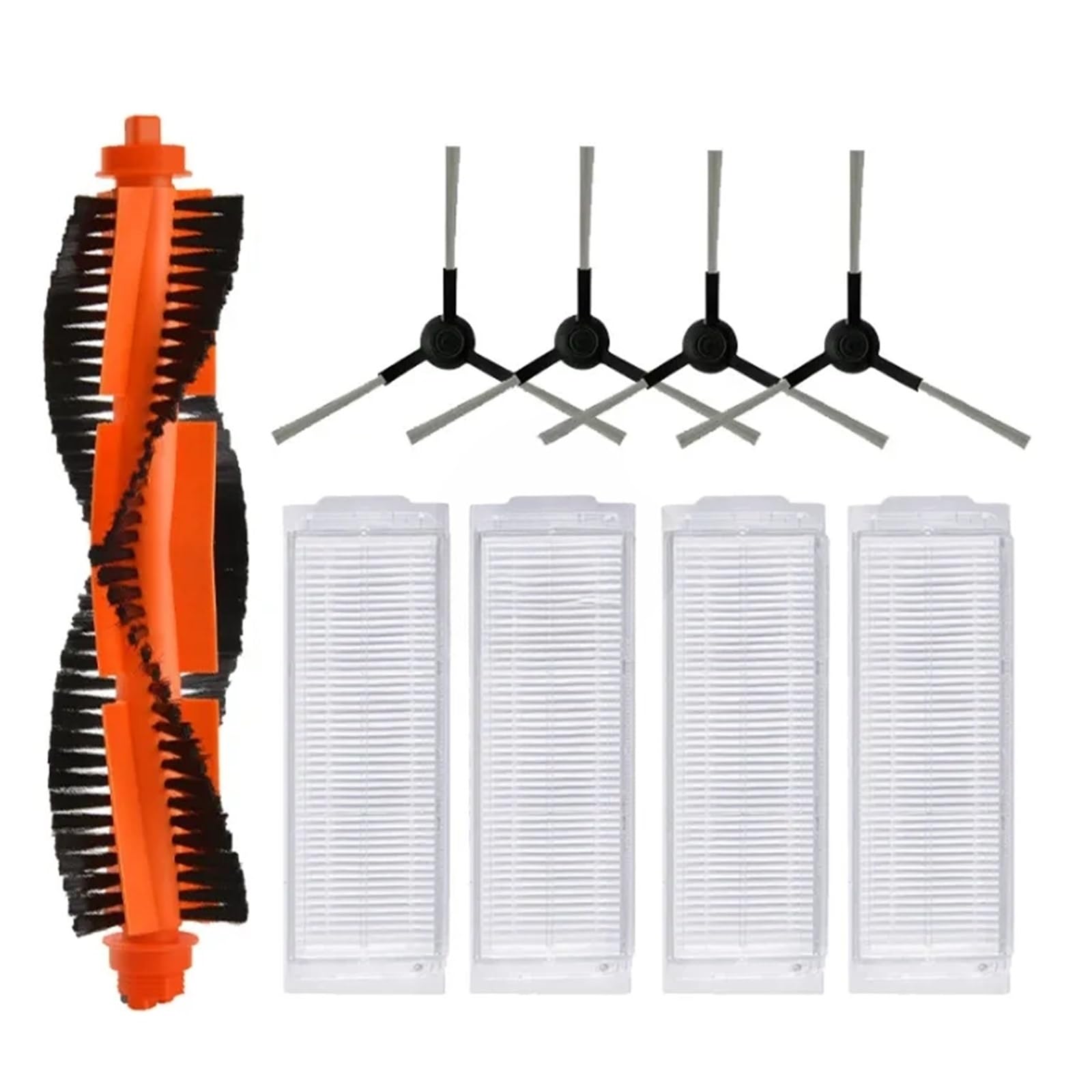 PORRSYDCD Main Brush Hepa Filter Mop Cloth，Compatible With Xiaomi S10 / S12 / T12 Accessories Vacuum Cleaner Spare Parts Replacement(MT)