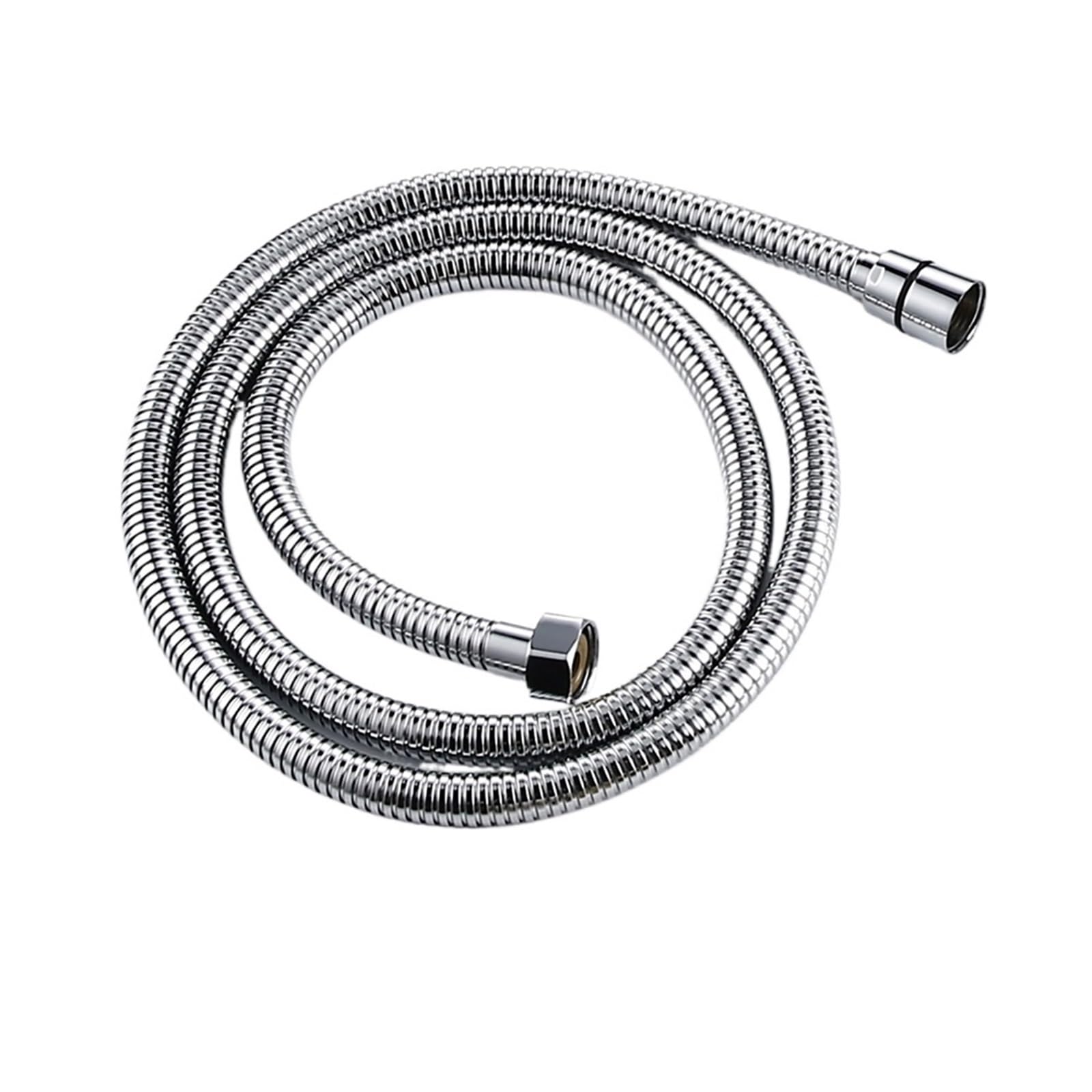 Lyxygmv Stainless Tube-Pc Shower Hose Replacement With 150.0Cm Stainless Steel Or Tube Thickening Anti-Twist Bathroom Accessories For Bathroom Showers(Stainless Tube-Pc)