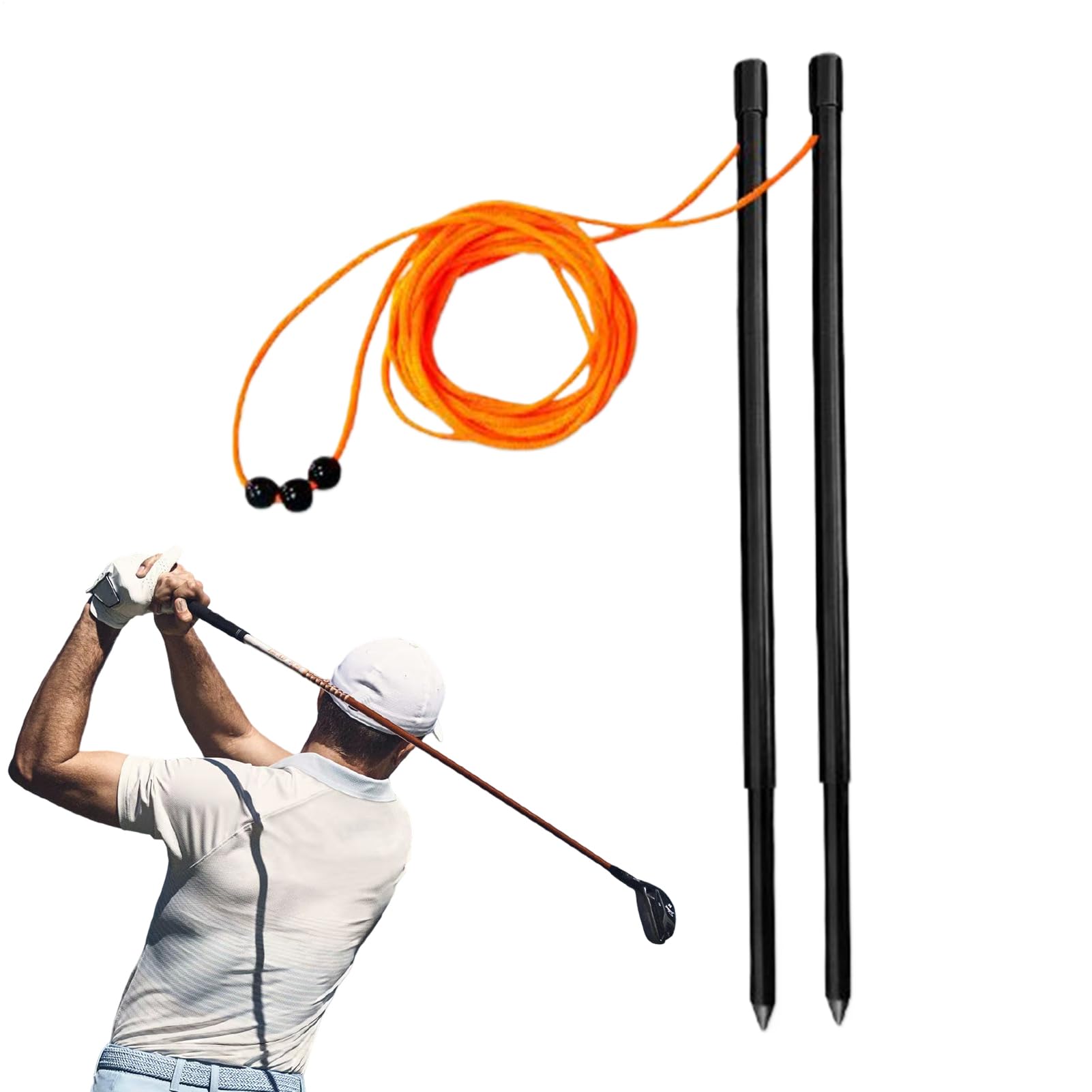 – Alignment Stick,Professional Portable Putting Gate | Club Accessories for Green Backyard Drill Indoor Home Golf Course Practice