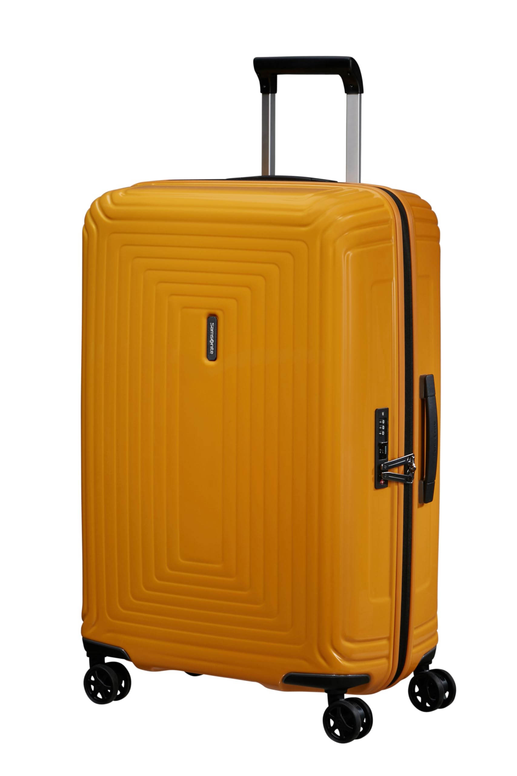 Samsonite Neopulse - Spinner M, Valigia, 69 cm, 74 L, Giallo (Metallic Radiant Yellow)