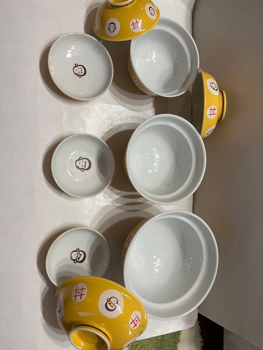 Amazon.co.jp: レアNEC バザールでござーる グッズどんぶり3兄弟セット