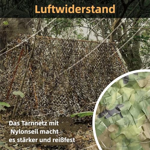 Fousam Tarnnetz, für Jagd, Sonnenschutz, Militär, Armee, Geburtstagsparty-Dekoration, Autoabdeckung, Outdoor-Aktivitäten