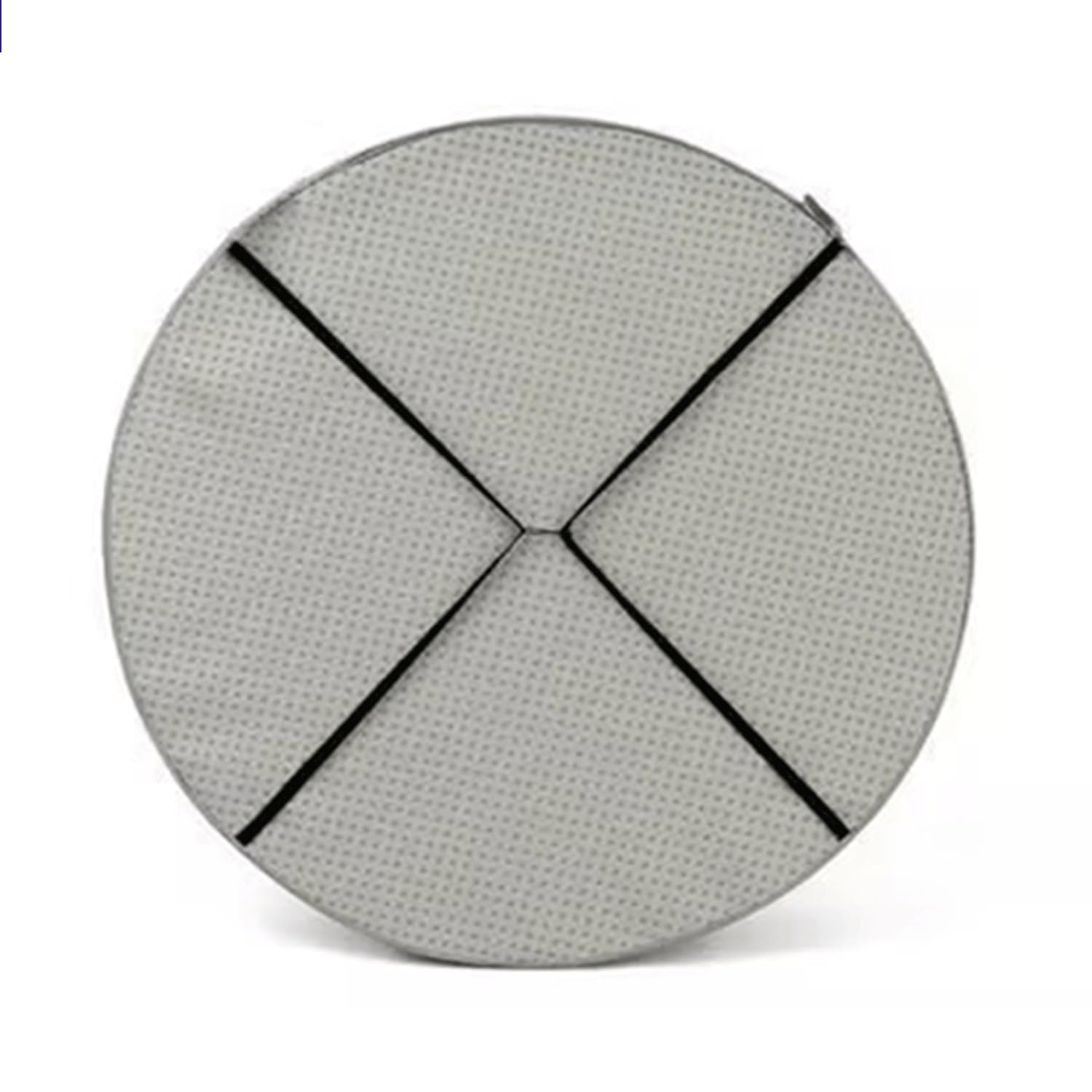 Lot de 4 Galette de Chaise Exterieur Ronde 40cm/35cm/30cm/45cm Coussin De Siège en Cuir PU,Impermeable Coussin de Chaise Cuisine/Jardin/Interieur Coussin de Tabouret de Bar(Black,4PCS_35CMX2CM)
