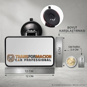 Transformacion Babypoint Vantuzlu Bebek Araç İçi Ayna 360° Ayarlanabilir Güvenlik Gözlem Aynası 428863