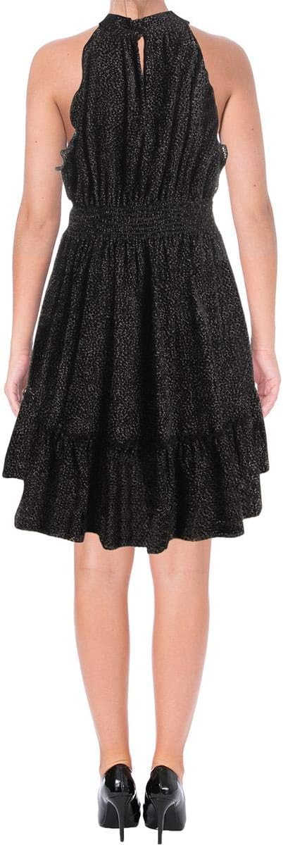 Max Studio London Womens Seraphine Sleeveless Knee-Length Party Dress Black M - Image 2