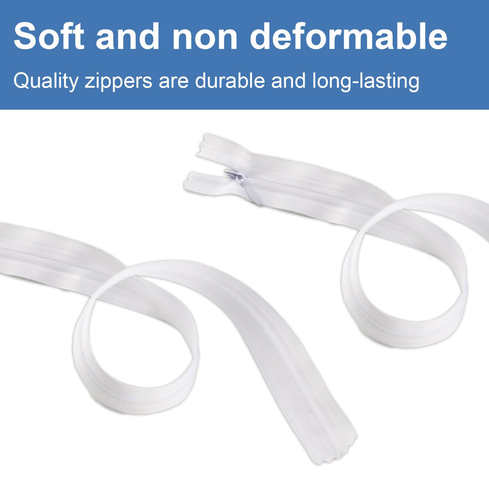 40 Cerniere Invisibili In Nylon Per Cucito E Fai Da Te - 20 Colori, Lunghezza 41cm (15.7") - 6
