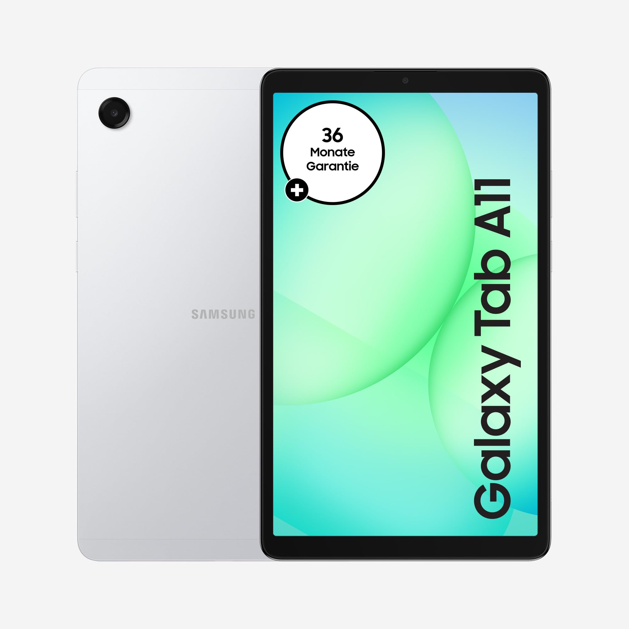 Samsung Galaxy Tab A11, Android Tablet, 8,7 Zoll Display mit 90 Hz Bildwiederholrate, 64 GB Speicher, 4 GB RAM, Dolby Dual-Lautsprecher, Silver, 3 Jahre Herstellergarantie [Exklusiv bei Amazon]