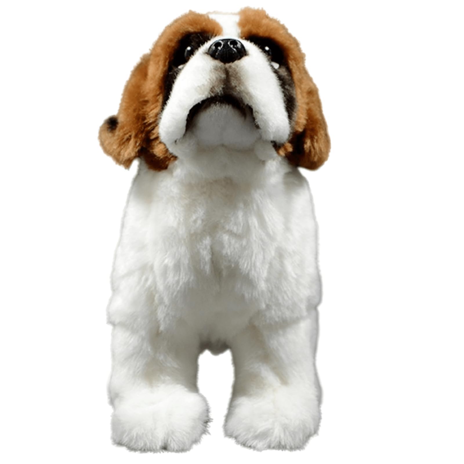 capybaraflying Cute Simulated St. Bernard Plush Toy, 26cm/10in Realistic St. Bernard Soft Animal Toy - Image 3