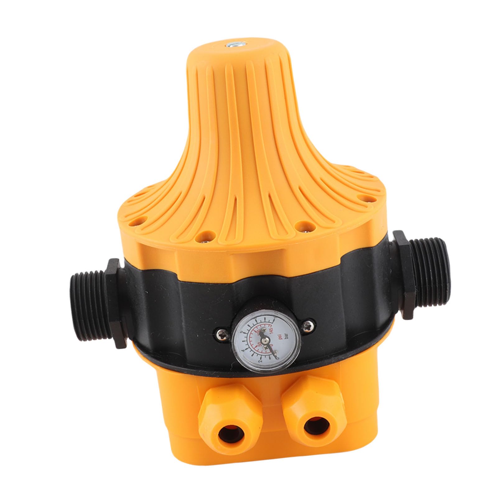 FTVOGUE - Interruptor Automático de Presión de Bomba de Agua 220V con Manómetro y Mando de Presión para el Hogar