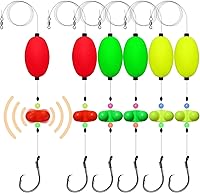 Vista 10 de Dovesun Catfish Rigs Santee Rig Catfish Float Rigs Circle Hooks 5/0 6/0 8/0 Catfishing Tackle 3pcs/6pcs