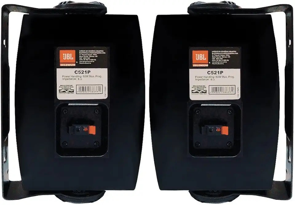 Caixa Acustica JBL Selenium C521P Preta (1 PAR) ALTO Falante 5´´ Tweeter 1´´ 40W 8R